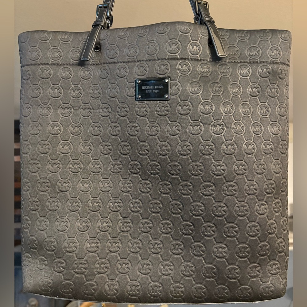 Michael Kors Charcoal Monogram Satchel